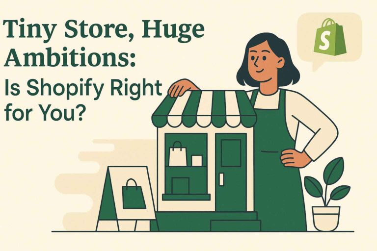 Tiny Store, Huge Ambitions: Is Shopify Right for You?